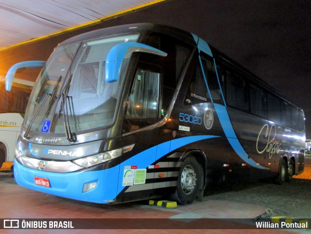 Empresa de Ônibus Nossa Senhora da Penha 53020 na cidade de Feira de Santana, Bahia, Brasil, por Willian Pontual. ID da foto: 7838850.