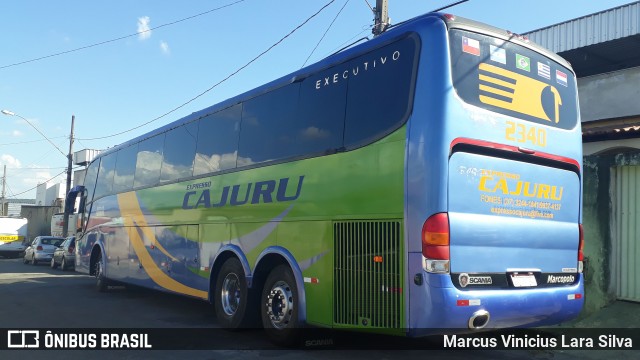 Expresso Cajuru 2340 na cidade de Carmo do Cajuru, Minas Gerais, Brasil, por Marcus Vinicius Lara Silva. ID da foto: 7840533.