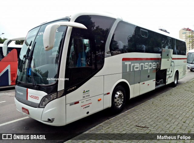 Transpen Transporte Coletivo e Encomendas 40020 na cidade de Curitiba, Paraná, Brasil, por Matheus Felipe. Número da foto: #7838053.