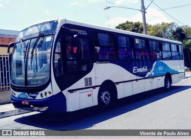 Exdil - Expresso Divinopolitano 3803 na cidade de Divinópolis, Minas Gerais, Brasil, por Vicente de Paulo Alves. Número da foto: #7840704.