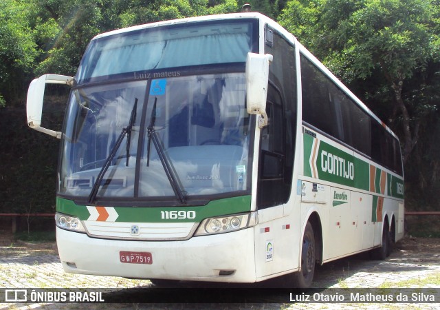 Empresa Gontijo de Transportes 11690 na cidade de Belo Horizonte, Minas Gerais, Brasil, por Luiz Otavio Matheus da Silva. ID da foto: 7839516.