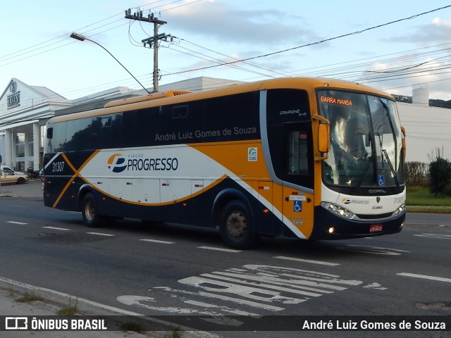 Viação Progresso 31307 na cidade de Juiz de Fora, Minas Gerais, Brasil, por André Luiz Gomes de Souza. ID da foto: 7844034.