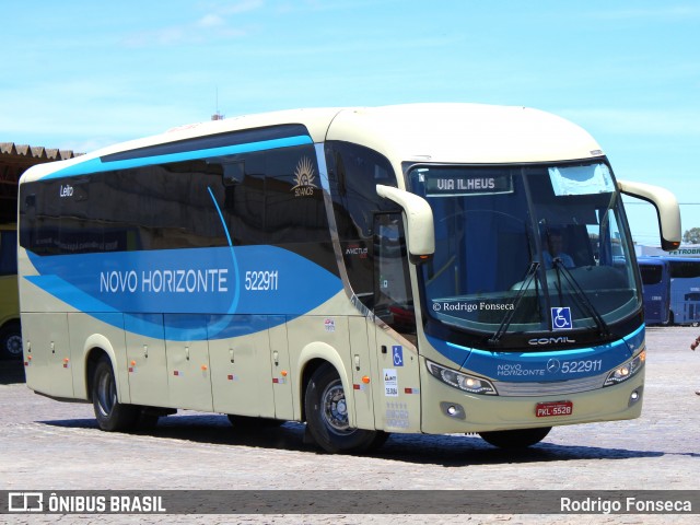 Viação Novo Horizonte 522911 na cidade de Vitória da Conquista, Bahia, Brasil, por Rodrigo Fonseca. ID da foto: 7842026.