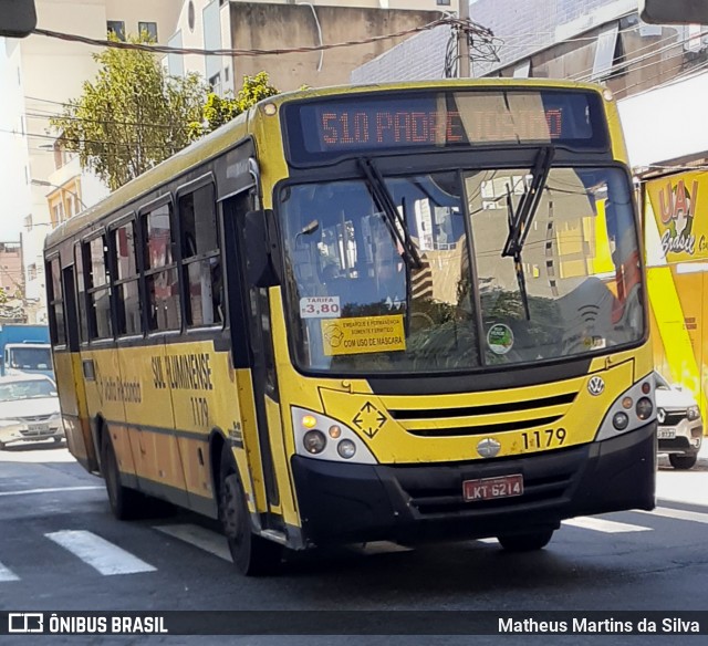 Viação Sul Fluminense 1179 na cidade de Volta Redonda, Rio de Janeiro, Brasil, por Matheus Martins da Silva. Número da foto: #7841087.