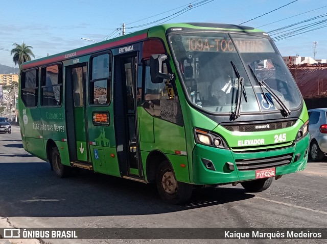 Saritur - Santa Rita Transporte Urbano e Rodoviário 245 na cidade de Ribeirão das Neves, Minas Gerais, Brasil, por Kaique Marquês Medeiros . Número da foto: #7841056.