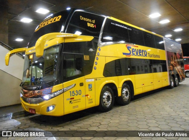 Severo Turismo 1530 na cidade de Belo Horizonte, Minas Gerais, Brasil, por Vicente de Paulo Alves. ID da foto: 7843207.