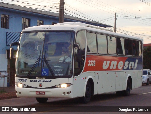 Unesul de Transportes 3328 na cidade de Cascavel, Paraná, Brasil, por Douglas Paternezi. ID da foto: 7841741.