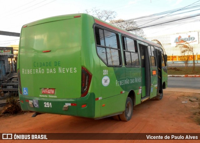 Saritur - Santa Rita Transporte Urbano e Rodoviário 251 na cidade de Ribeirão das Neves, Minas Gerais, Brasil, por Vicente de Paulo Alves. Número da foto: #7843307.