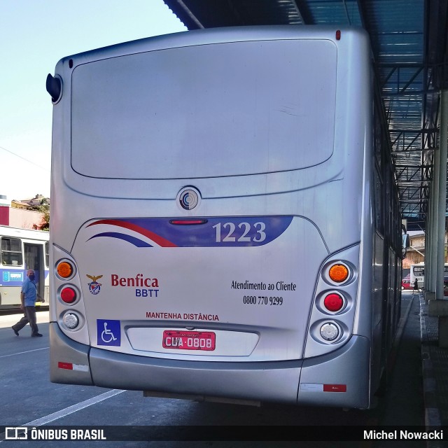 BBTT - Benfica Barueri Transporte e Turismo 1223 na cidade de Itapevi, São Paulo, Brasil, por Michel Nowacki. ID da foto: 7843964.