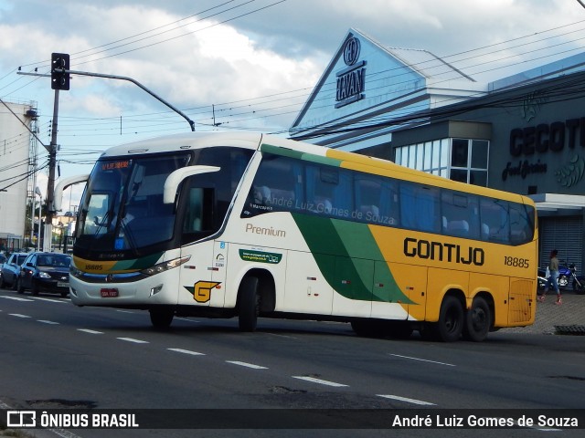 Empresa Gontijo de Transportes 18885 na cidade de Juiz de Fora, Minas Gerais, Brasil, por André Luiz Gomes de Souza. Número da foto: #7842480.