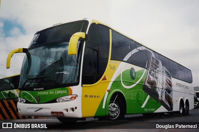 Expresso Princesa dos Campos 5481 na cidade de Curitiba, Paraná, Brasil, por Douglas Paternezi. Número da foto: #7841851.