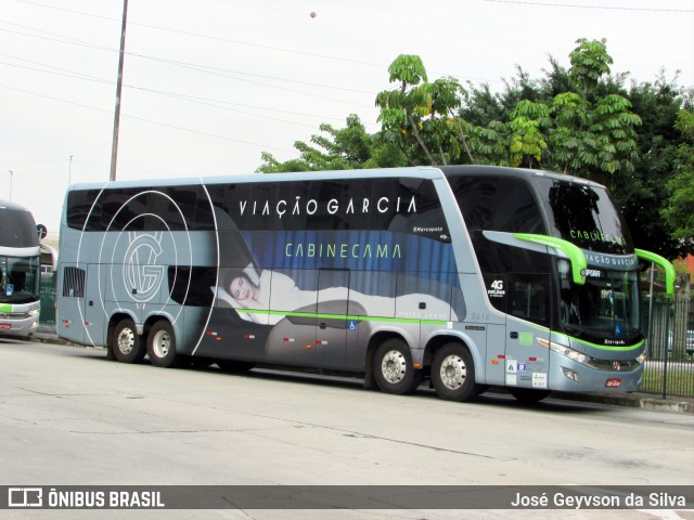 Viação Garcia 8614 na cidade de São Paulo, São Paulo, Brasil, por José Geyvson da Silva. ID da foto: 7843060.