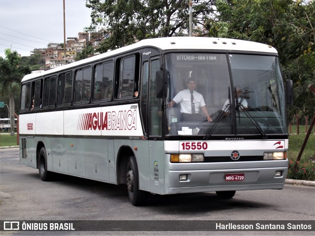 Viação Águia Branca 15550 na cidade de Vitória, Espírito Santo, Brasil, por Harllesson Santana Santos. ID da foto: 7842406.