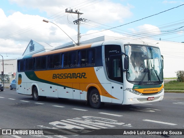 Viação Bassamar 137 na cidade de Juiz de Fora, Minas Gerais, Brasil, por André Luiz Gomes de Souza. ID da foto: 7842385.