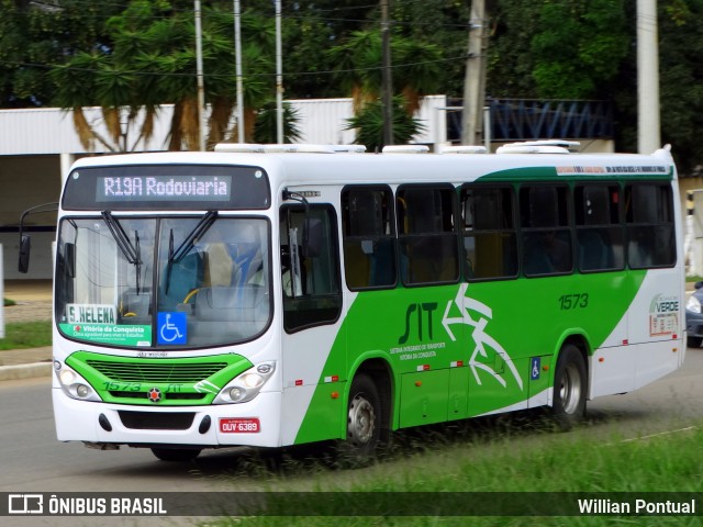 Cidade Verde Transporte Rodoviário Vitória da Conquista 1573 na cidade de Vitória da Conquista, Bahia, Brasil, por Willian Pontual. Número da foto: #7843147.