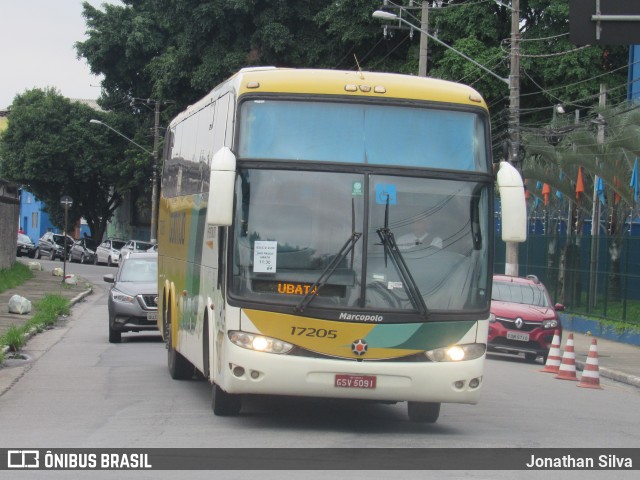 Empresa Gontijo de Transportes 17205 na cidade de São Paulo, São Paulo, Brasil, por Jonathan Silva. ID da foto: 7842952.