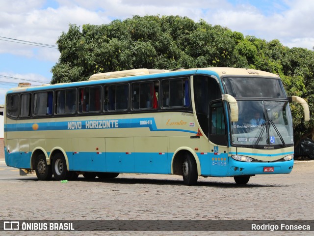 Viação Novo Horizonte 1006411 na cidade de Vitória da Conquista, Bahia, Brasil, por Rodrigo Fonseca. ID da foto: 7841799.