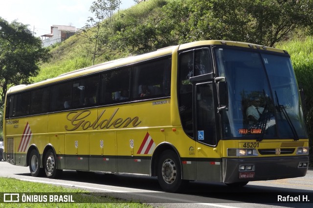 Viação Itapemirim 45201 na cidade de Barra do Piraí, Rio de Janeiro, Brasil, por Rafael H.. Número da foto: #7844852.