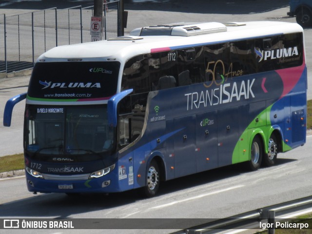 Trans Isaak Turismo 1712 na cidade de Divinópolis, Minas Gerais, Brasil, por Igor Policarpo. Número da foto: #7846284.