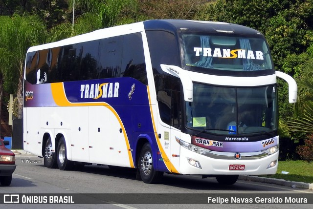 Transmar Turismo 7000 na cidade de Aparecida, São Paulo, Brasil, por Felipe Navas Geraldo Moura . Número da foto: #7846127.