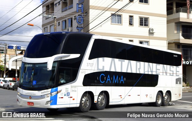 Auto Viação Catarinense 3707 na cidade de Balneário Camboriú, Santa Catarina, Brasil, por Felipe Navas Geraldo Moura . ID da foto: 7846683.