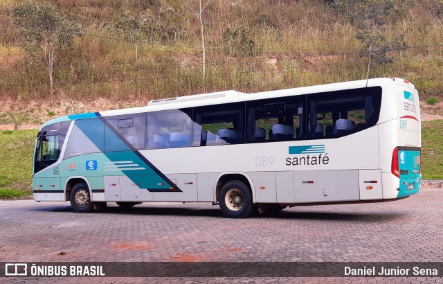 Santa Fé Transportes 089 na cidade de Itabirito, Minas Gerais, Brasil, por Daniel Junior Sena. Número da foto: #7846114.