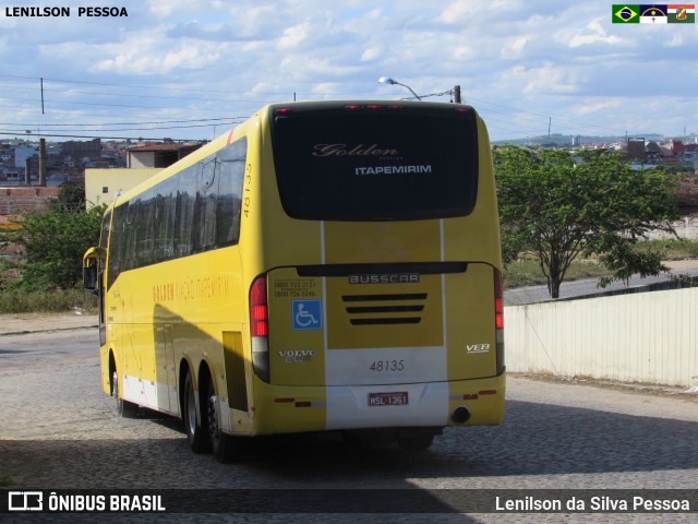 Viação Itapemirim 48135 na cidade de Caruaru, Pernambuco, Brasil, por Lenilson da Silva Pessoa. ID da foto: 7846087.