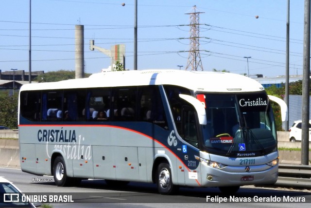 Expresso Cristália 217111 na cidade de São Paulo, São Paulo, Brasil, por Felipe Navas Geraldo Moura . ID da foto: 7846174.