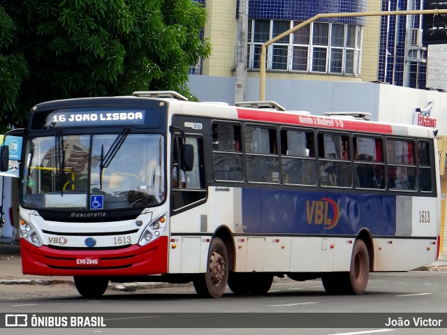 VBL - Viação Branca do Leste 1613 na cidade de Imperatriz, Maranhão, Brasil, por João Victor. ID da foto: 7846867.