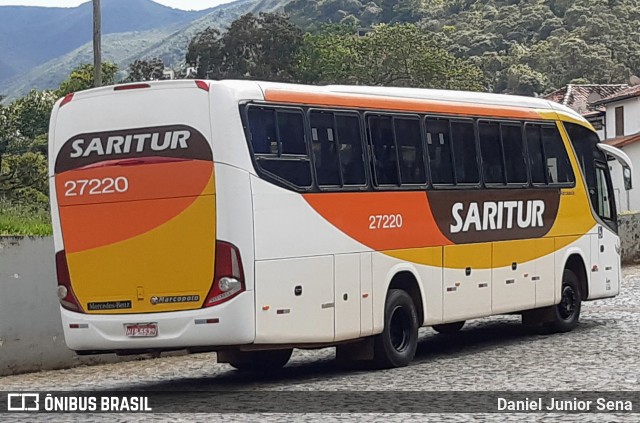 Saritur - Santa Rita Transporte Urbano e Rodoviário 27220 na cidade de Ouro Preto, Minas Gerais, Brasil, por Daniel Junior Sena. Número da foto: #7845438.