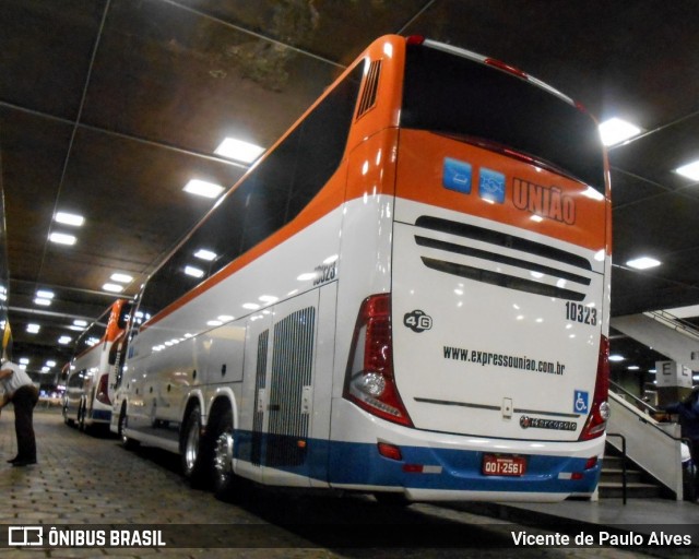 Expresso União 10323 na cidade de Belo Horizonte, Minas Gerais, Brasil, por Vicente de Paulo Alves. Número da foto: #7848112.