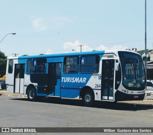 Turismar Transporte e Turismo 264 na cidade de Lins, São Paulo, Brasil, por Willian  Gustavo dos Santos. Número da foto: #7848216.