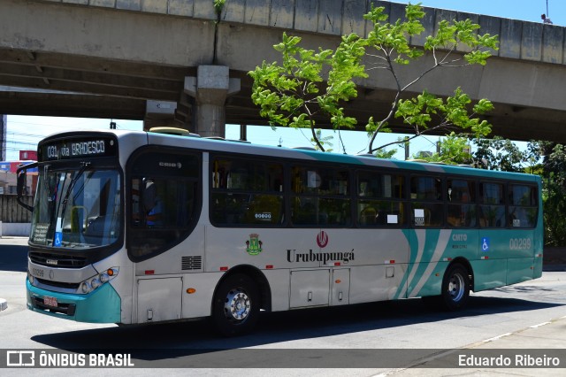 Auto Viação Urubupungá 00299 na cidade de Osasco, São Paulo, Brasil, por Eduardo Ribeiro. ID da foto: 7847160.