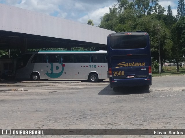 Empresas de Transportes Santana e São Paulo 2500 na cidade de Cruz das Almas, Bahia, Brasil, por Flávio  Santos. Número da foto: #7848883.