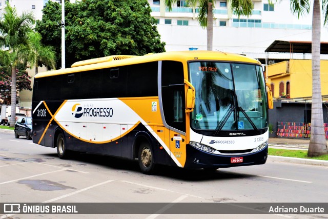 Viação Progresso 31308 na cidade de Três Rios, Rio de Janeiro, Brasil, por Adriano Duarte. ID da foto: 7849761.