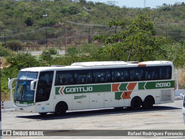 Empresa Gontijo de Transportes 20110 na cidade de Aracaju, Sergipe, Brasil, por Rafael Rodrigues Forencio. ID da foto: 7849613.