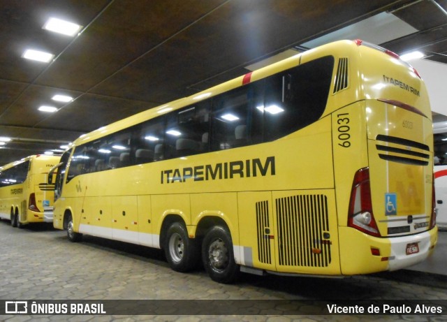 Viação Itapemirim 60031 na cidade de Belo Horizonte, Minas Gerais, Brasil, por Vicente de Paulo Alves. Número da foto: #7848039.