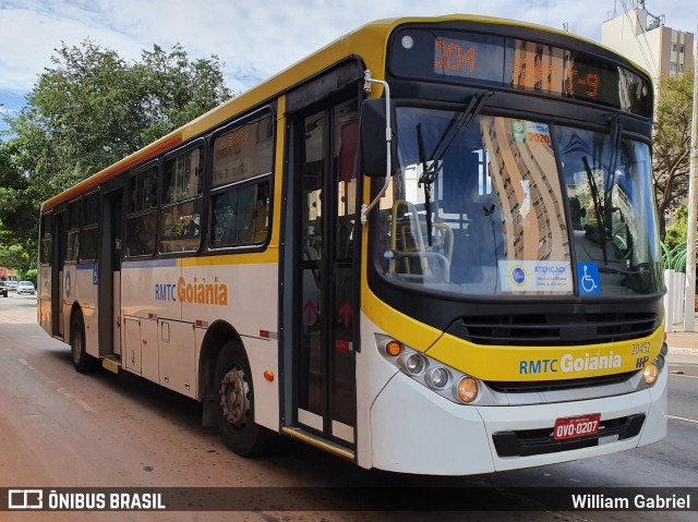 HP Transportes Coletivos 20452 na cidade de Goiânia, Goiás, Brasil, por William Gabriel. Número da foto: #7848935.
