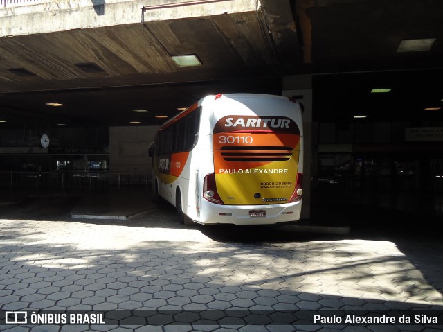 Saritur - Santa Rita Transporte Urbano e Rodoviário 30110 na cidade de Belo Horizonte, Minas Gerais, Brasil, por Paulo Alexandre da Silva. ID da foto: 7848575.