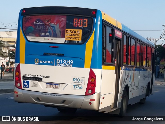 Transportes Barra D13049 na cidade de Rio de Janeiro, Rio de Janeiro, Brasil, por Jorge Gonçalves. Número da foto: #7847504.