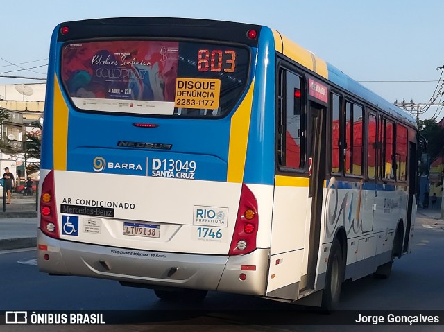 Transportes Barra D13049 na cidade de Rio de Janeiro, Rio de Janeiro, Brasil, por Jorge Gonçalves. ID da foto: 7847504.