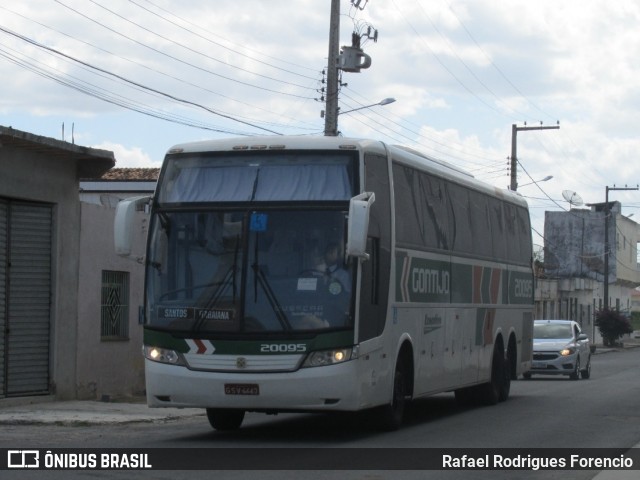 Empresa Gontijo de Transportes 20095 na cidade de Itabaiana, Sergipe, Brasil, por Rafael Rodrigues Forencio. ID da foto: 7849610.