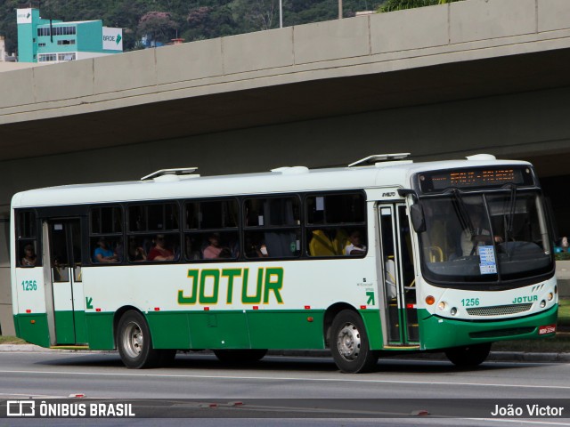 Jotur - Auto Ônibus e Turismo Josefense 1256 na cidade de Florianópolis, Santa Catarina, Brasil, por João Victor. ID da foto: 7846934.