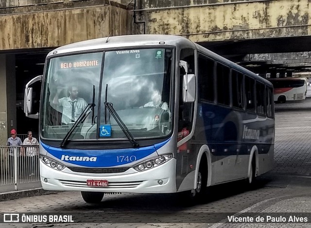 Viação Itaúna 1740 na cidade de Belo Horizonte, Minas Gerais, Brasil, por Vicente de Paulo Alves. ID da foto: 7793948.