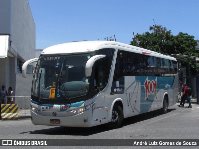 Auto Viação 1001 RJ 108.889 na cidade de Rio de Janeiro, Rio de Janeiro, Brasil, por André Luiz Gomes de Souza. Número da foto: #7797189.