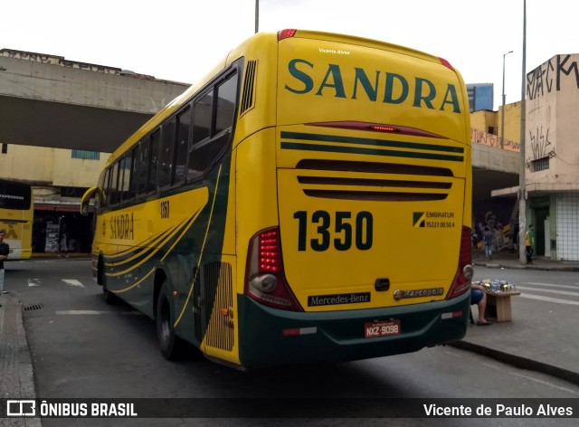 Viação Sandra 1350 na cidade de Belo Horizonte, Minas Gerais, Brasil, por Vicente de Paulo Alves. Número da foto: #7793816.