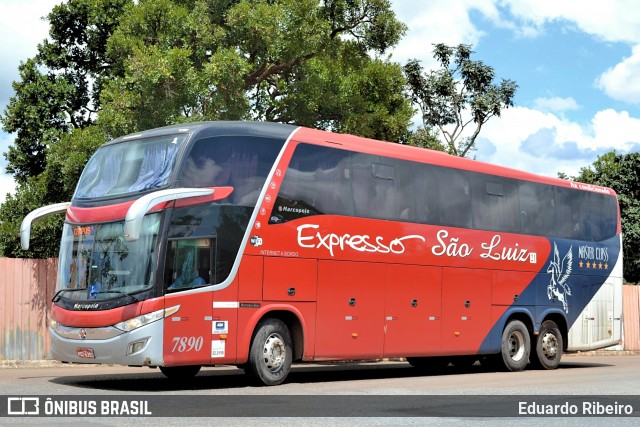 Expresso São Luiz 7890 na cidade de Brasília, Distrito Federal, Brasil, por Eduardo Ribeiro. Número da foto: #7797282.