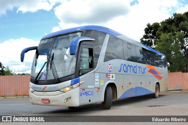 Samatur Transporte e Turismo 50280 na cidade de Brasília, Distrito Federal, Brasil, por Eduardo Ribeiro. ID da foto: 7797271.