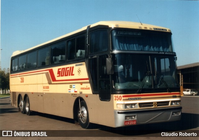 SOGIL - Sociedade de Ônibus Gigante Ltda. 350 na cidade de Gravataí, Rio Grande do Sul, Brasil, por Cláudio Roberto. ID da foto: 7796027.