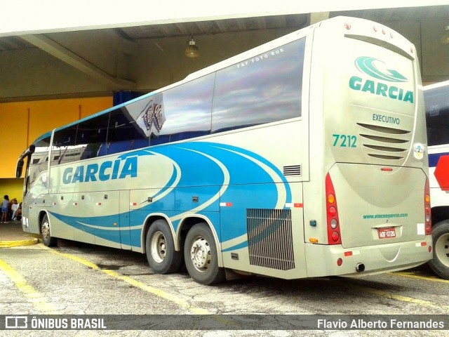 Viação Garcia 7212 na cidade de Sorocaba, São Paulo, Brasil, por Flavio Alberto Fernandes. ID da foto: 7795526.